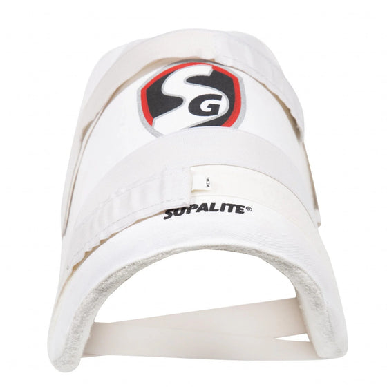 SG Supalite cricket batting chest guard - White