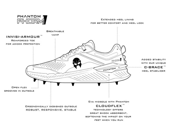 Phantom Phorm1 Spiked Shoes