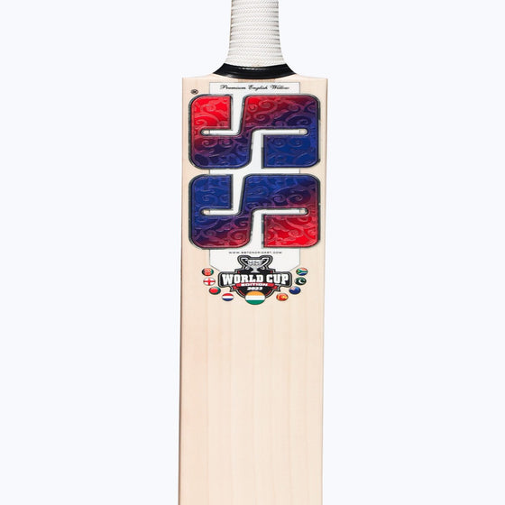 SS World Cup Red English Willow Cricket Bat